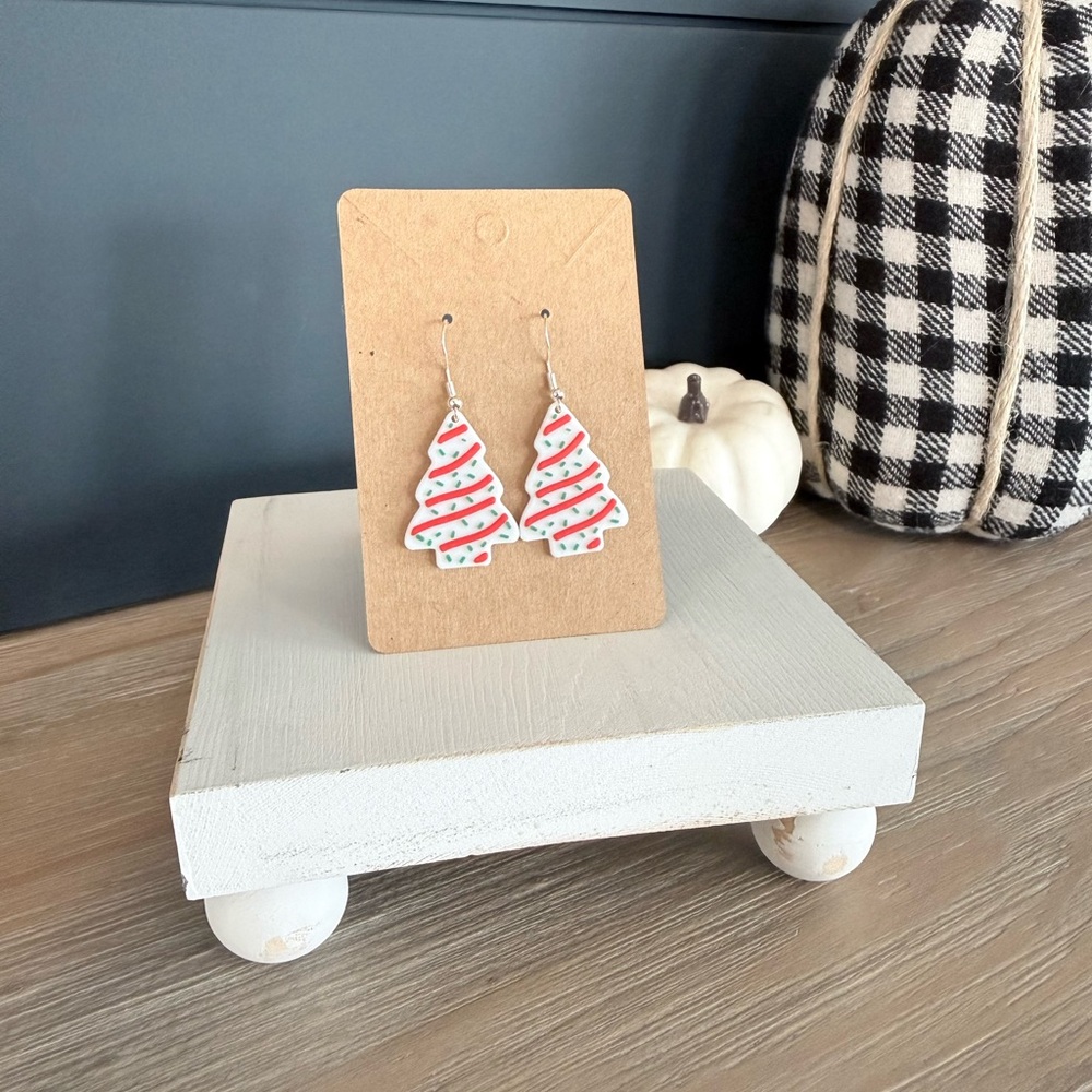 Festive Christmas Tree Earrings